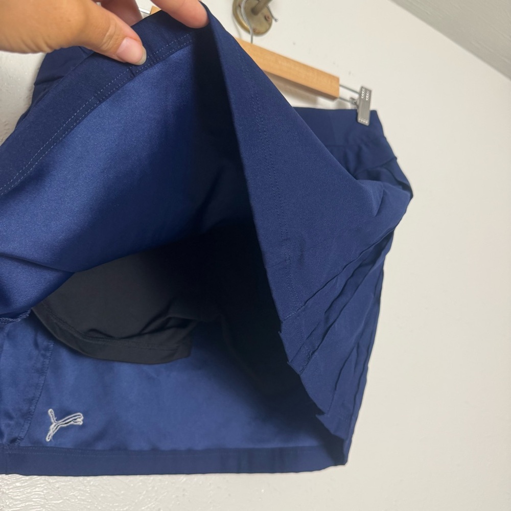 Puma Navy Blue‎ Side Pleated Skort - Picture 5 of 10